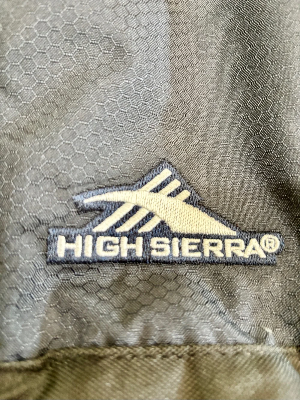 High Sierra Black/Navy with Neon Green Trim - 15Wx18H